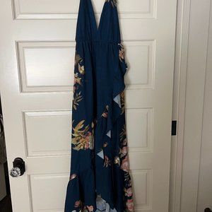 Hello Molly Navy Floral Maxi Dress